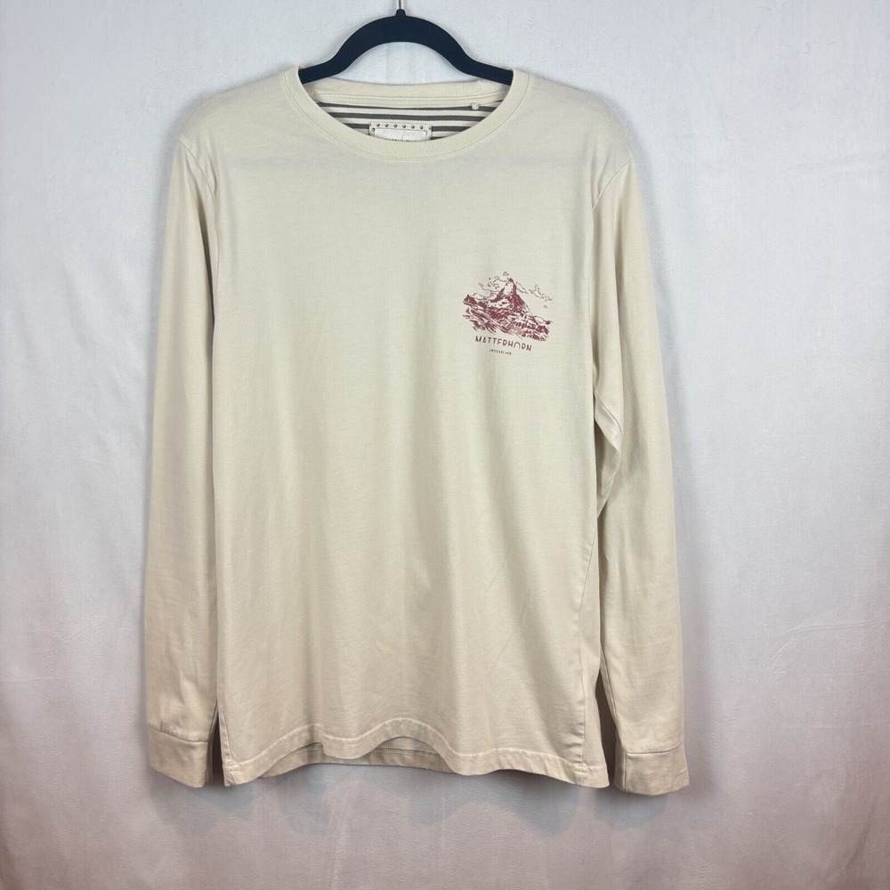 CactusMan Ricky Singh Long‎ Sleeve Cotton Matterhorn Switzerland Top SZ Large